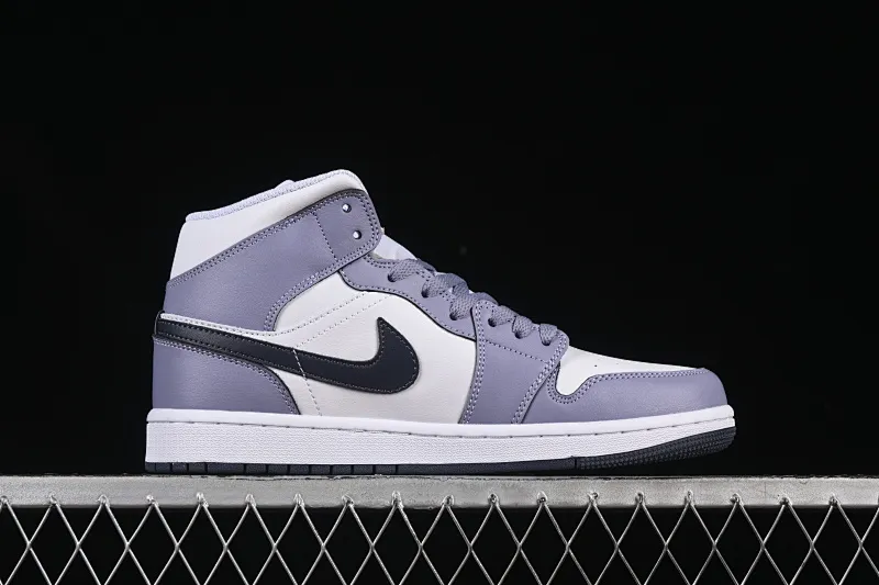 All categories Air Jordan Jordan series basketball shoes Air Jordan 1 Mid Air Jordan 1 Mid AJ1 Joe 1 haze purple mid-top cultural and casual sneakers DQ8426-145
